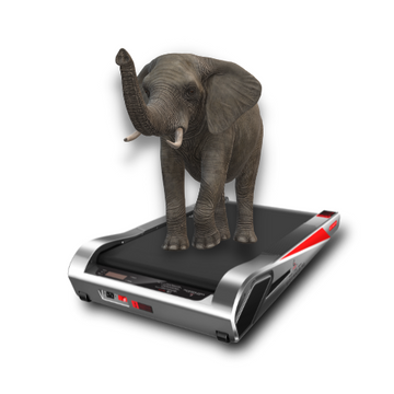 Egofit treadmill powerful motor supporting 220lbs user weight