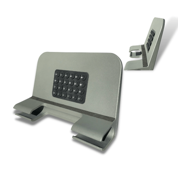 Egofit iPad holder front and side view