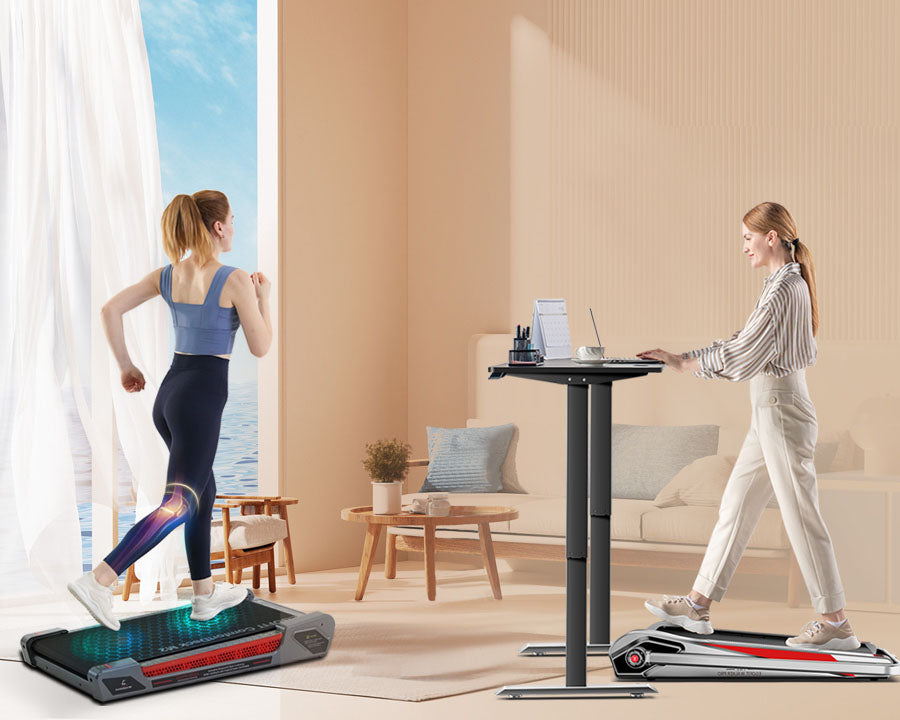 Treadmill Under Desk, Walking Pad Treadmill, Treadmill Ultra Slim &  Portable for Home