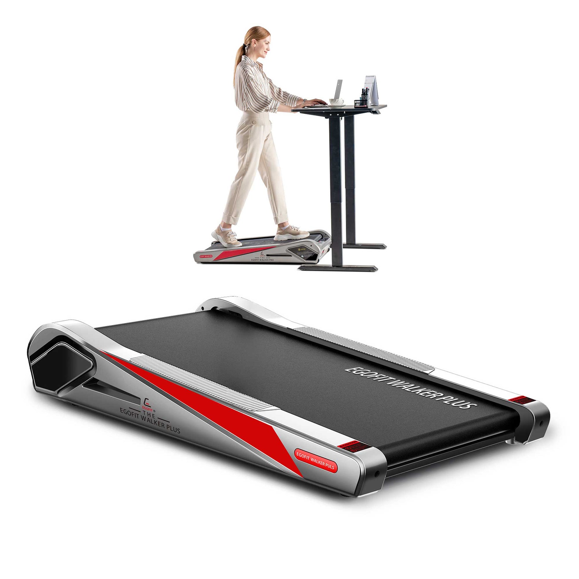Home Fitness Code Treadmills for Home, Ultra Slim Under Desk Treadmill for  Home/Office, No Assembly Required, Pink